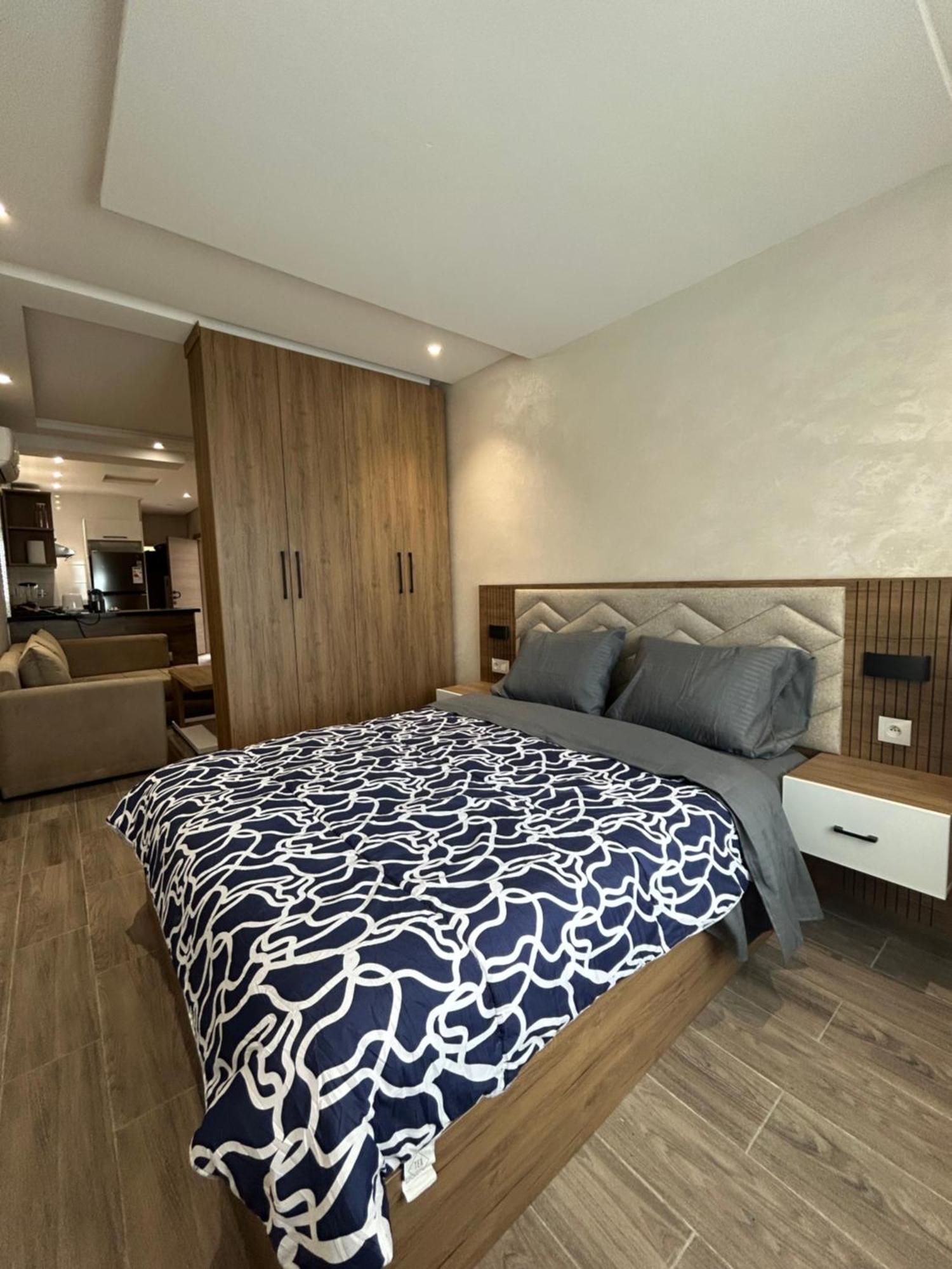 Splendide Studio Haut Standing En Face De La Marina Et A 200 M Du Port De Tanger - 1 Chambre Double 외부 사진